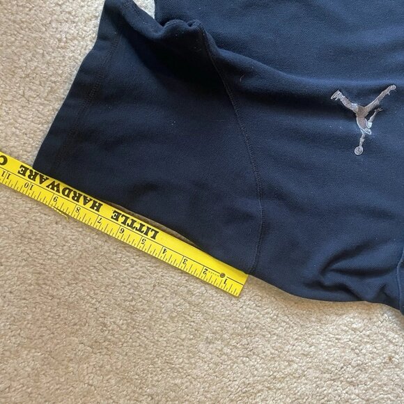 Vtg Jordan Polo Shirt Mens XXL Black Gray Embroidered Jumpman Nike Air Rugby Y2K - Picture 8 of 8